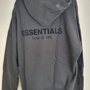 Fear of God Essentials Gray Hoodie
